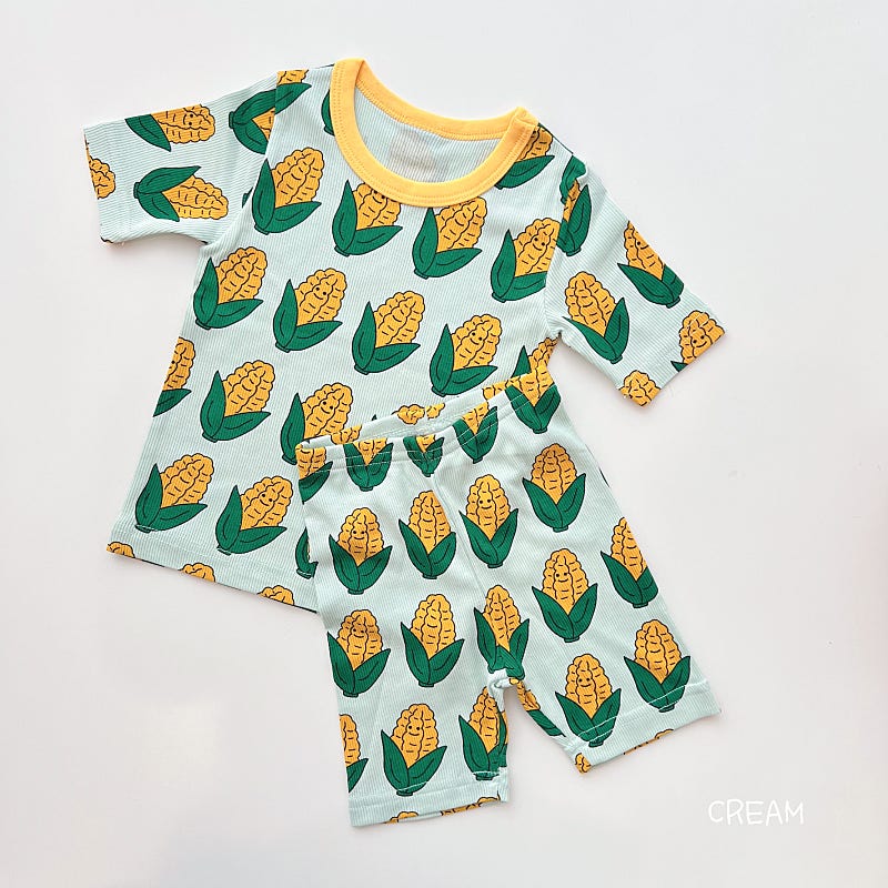 Sweet Bamboo Ribbed Home Wear Set