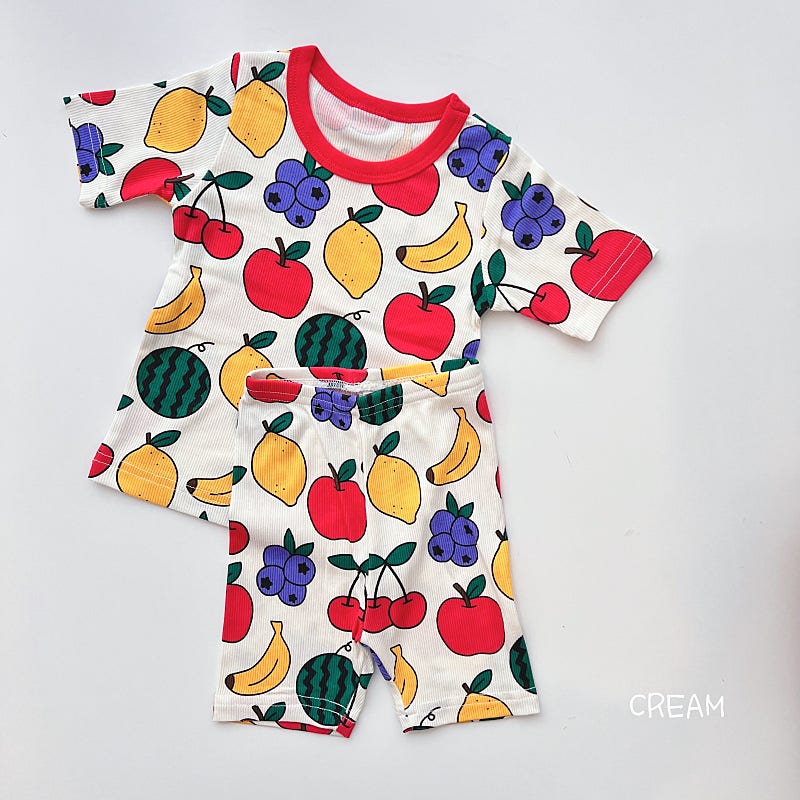 Sweet Bamboo Ribbed Home Wear Set