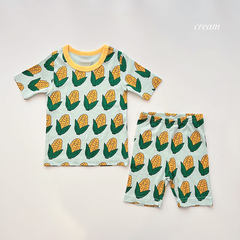 Sweet Bamboo Ribbed Home Wear Set