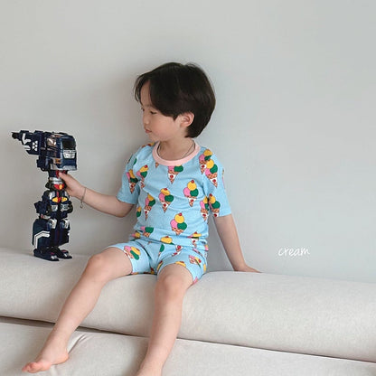 Sweet Bamboo Ribbed Home Wear Set