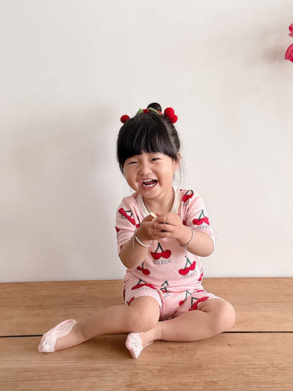 Sweet Bamboo Ribbed Home Wear Set
