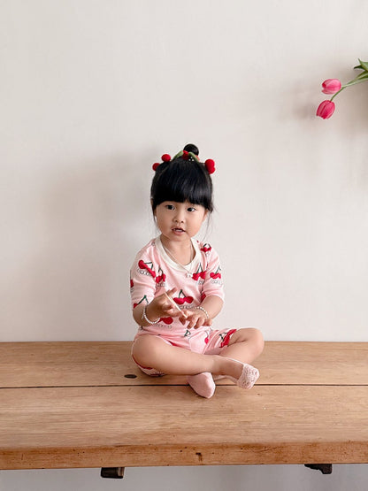 Sweet Bamboo Ribbed Home Wear Set