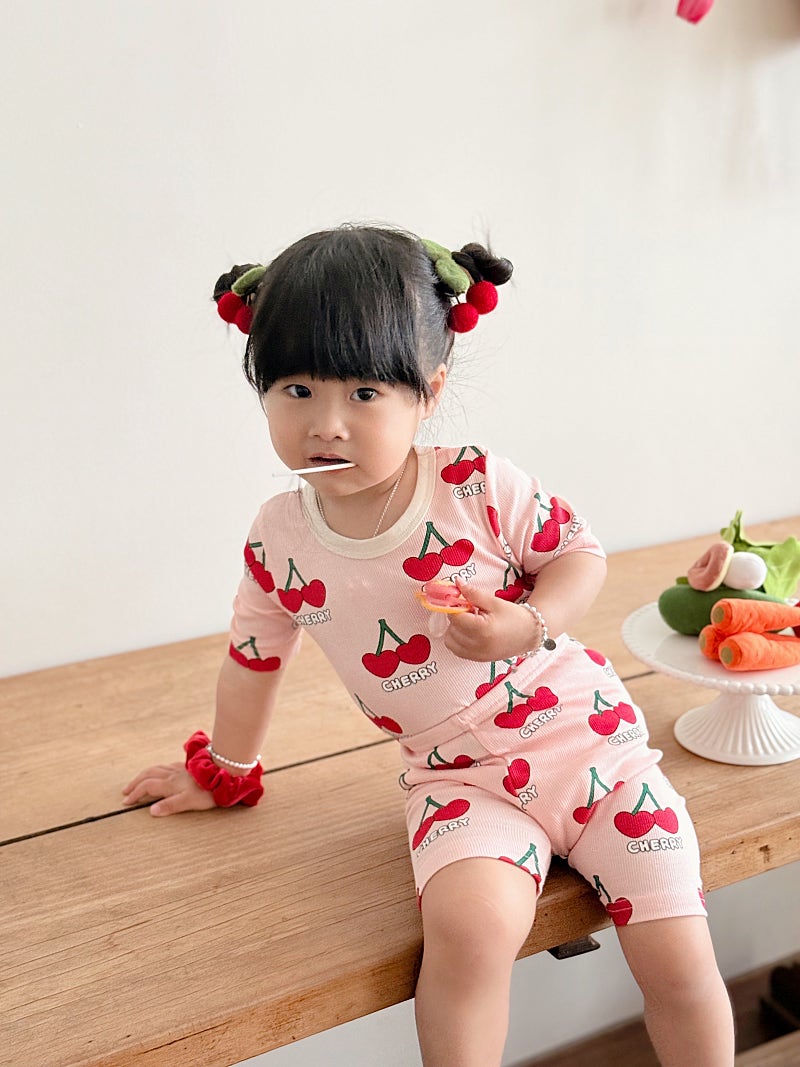 Sweet Bamboo Ribbed Home Wear Set