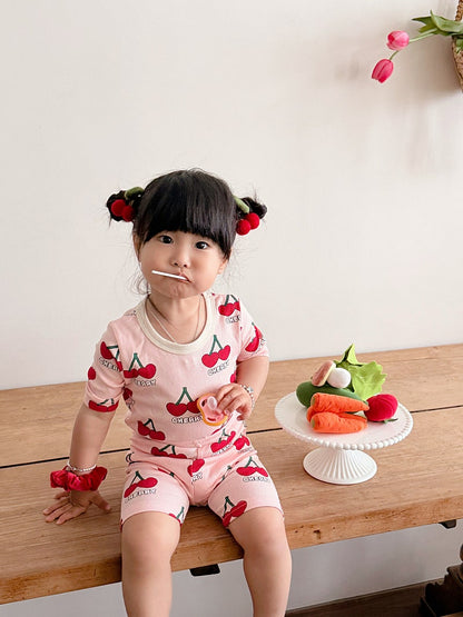 Sweet Bamboo Ribbed Home Wear Set