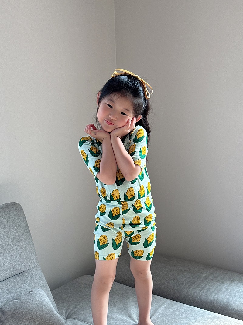 Sweet Bamboo Ribbed Home Wear Set