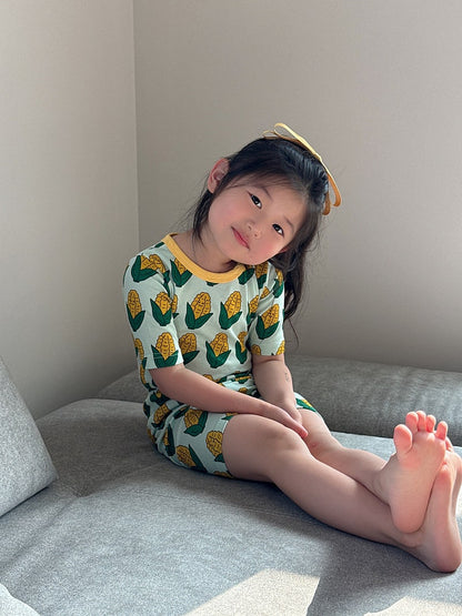Sweet Bamboo Ribbed Home Wear Set