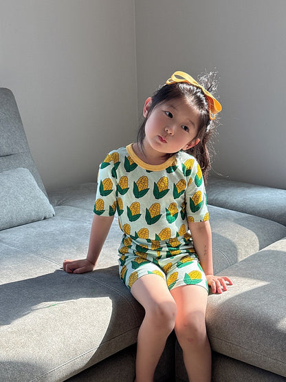 Sweet Bamboo Ribbed Home Wear Set