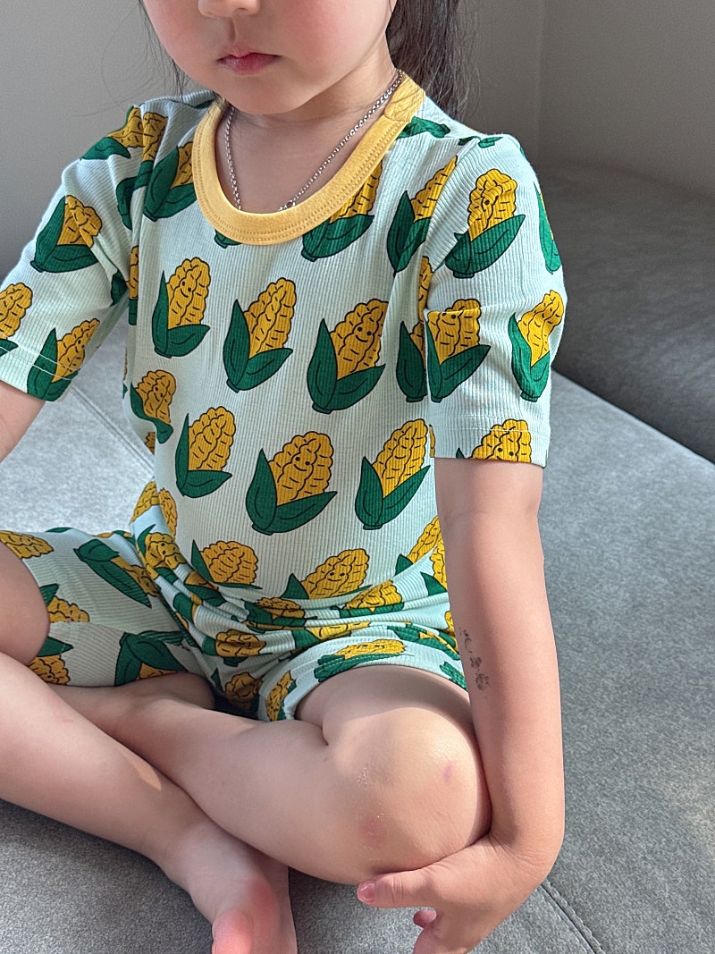 Sweet Bamboo Ribbed Home Wear Set