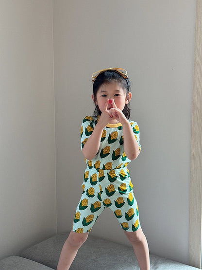 Sweet Bamboo Ribbed Home Wear Set