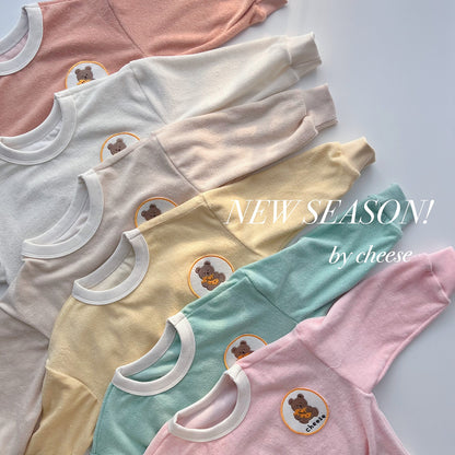 Cheese Terry Top Bottom Set