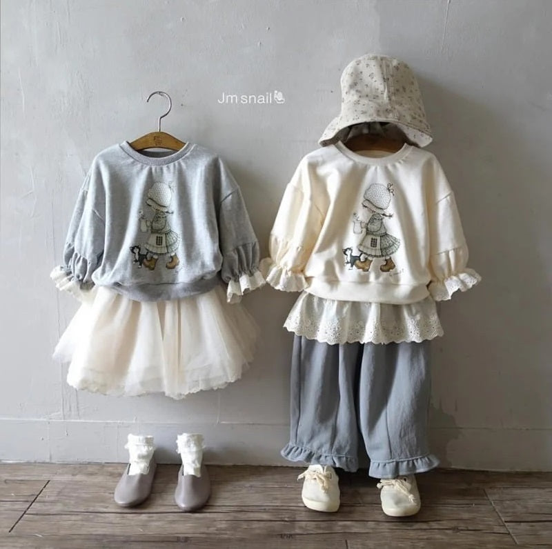 [PRE-ORDER] Lora Shirring Sweatshirts