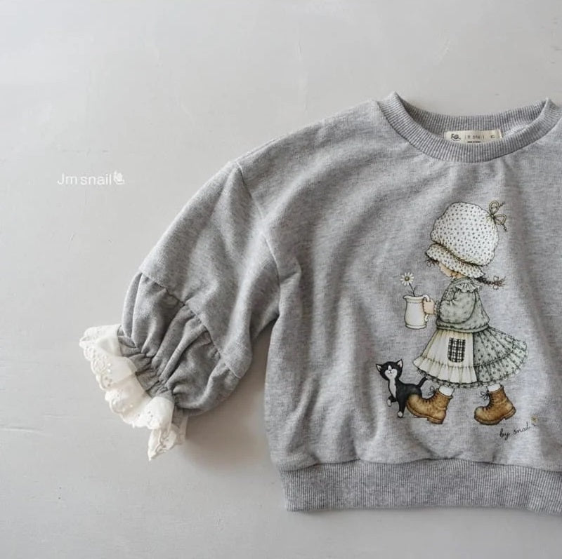 [PRE-ORDER] Lora Shirring Sweatshirts