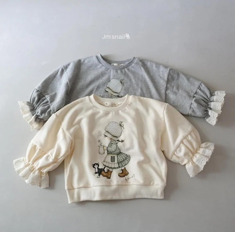 [PRE-ORDER] Lora Shirring Sweatshirts