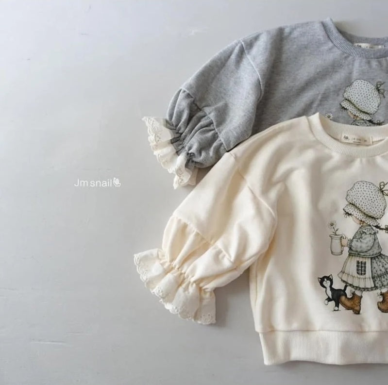 [PRE-ORDER] Lora Shirring Sweatshirts