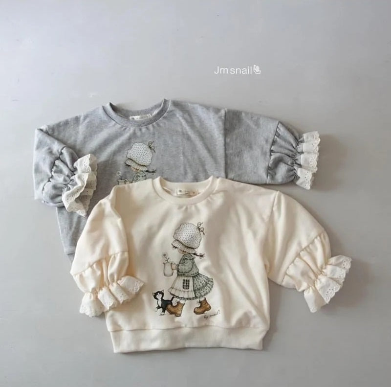 [PRE-ORDER] Lora Shirring Sweatshirts
