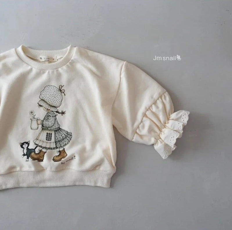 [PRE-ORDER] Lora Shirring Sweatshirts