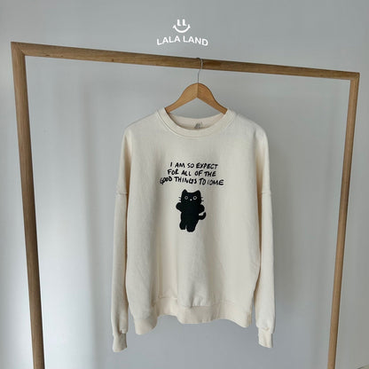 Miu Mom Sweatshirts [Cream]
