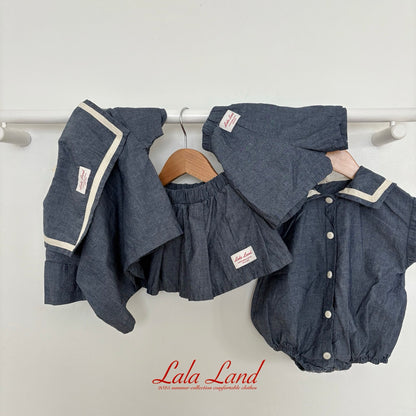 [PRE-ORDER] Denim Sailor Body Suit