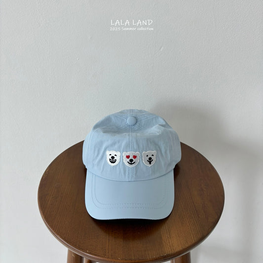 Three Bear Ball Cap [Blue]