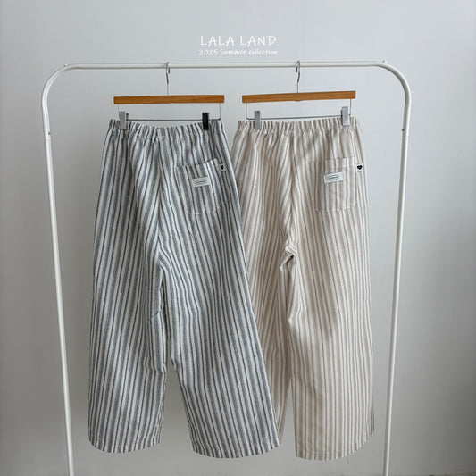 [PRE-ORDER] Vertical Stripe Mom Pants