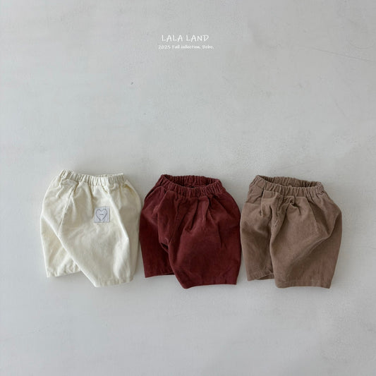 [PRE-ORDER] Corduroy Dart Baby Pants