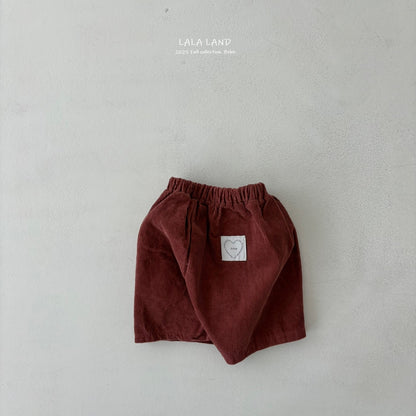 [PRE-ORDER] Corduroy Dart Baby Pants