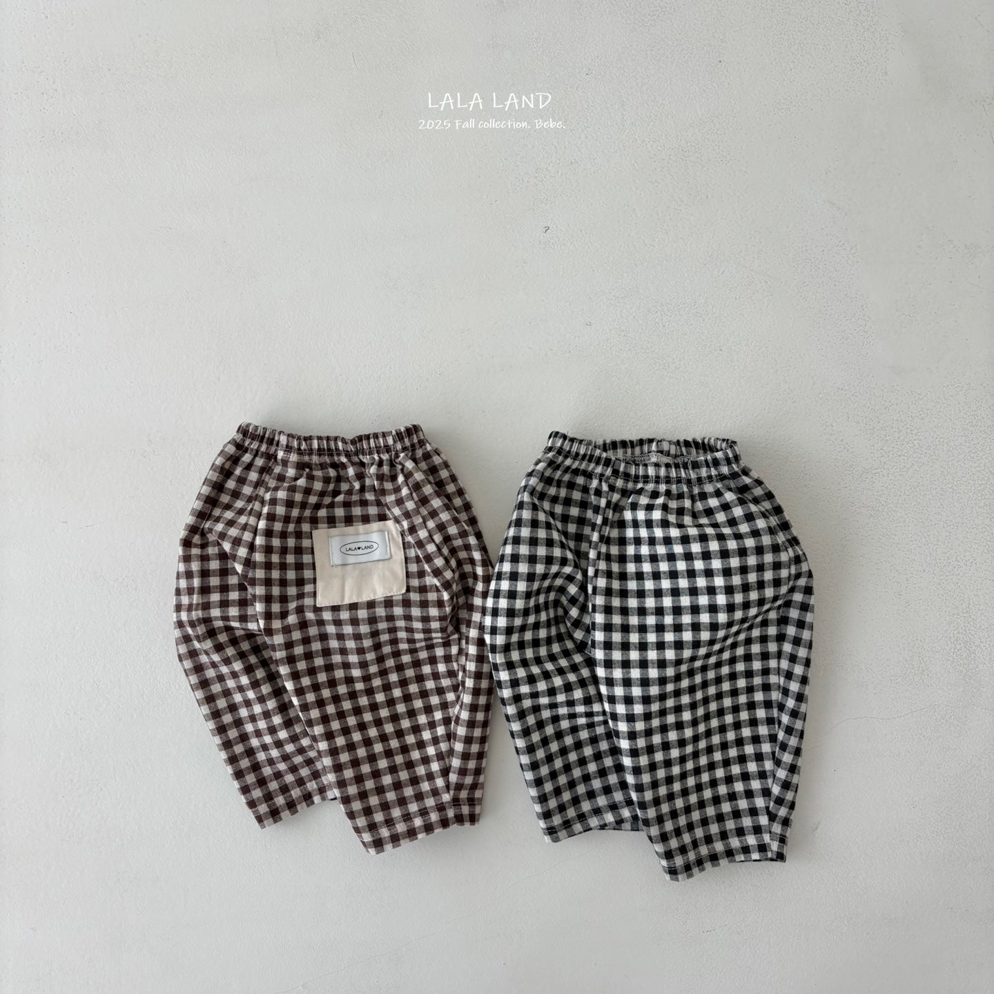 [PRE-ORDER] Check Baby Sausage Pants