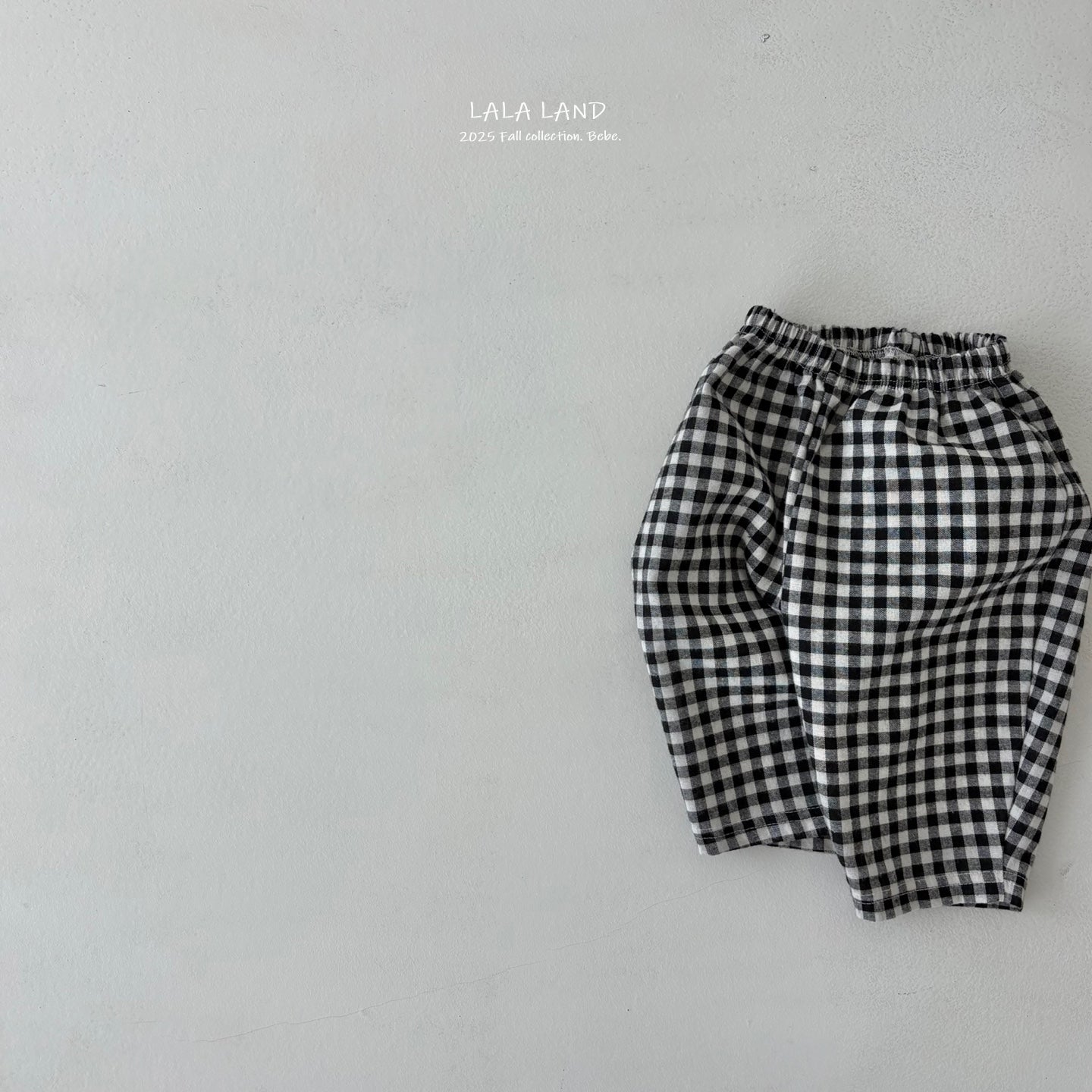 [PRE-ORDER] Check Baby Sausage Pants