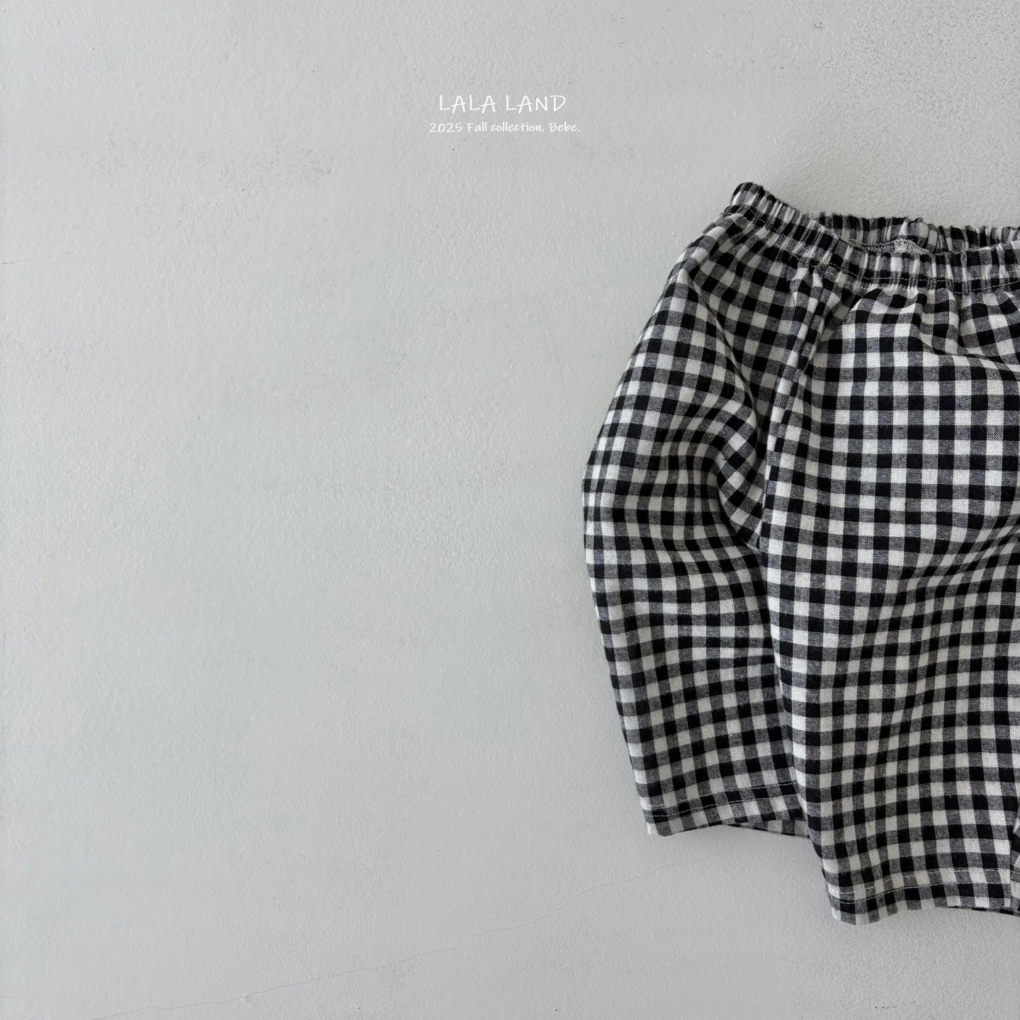 [PRE-ORDER] Check Baby Sausage Pants