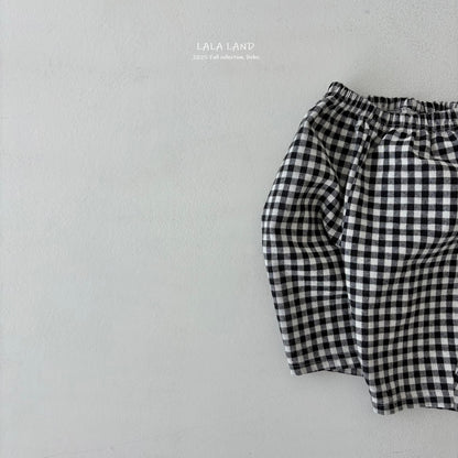 [PRE-ORDER] Check Baby Sausage Pants