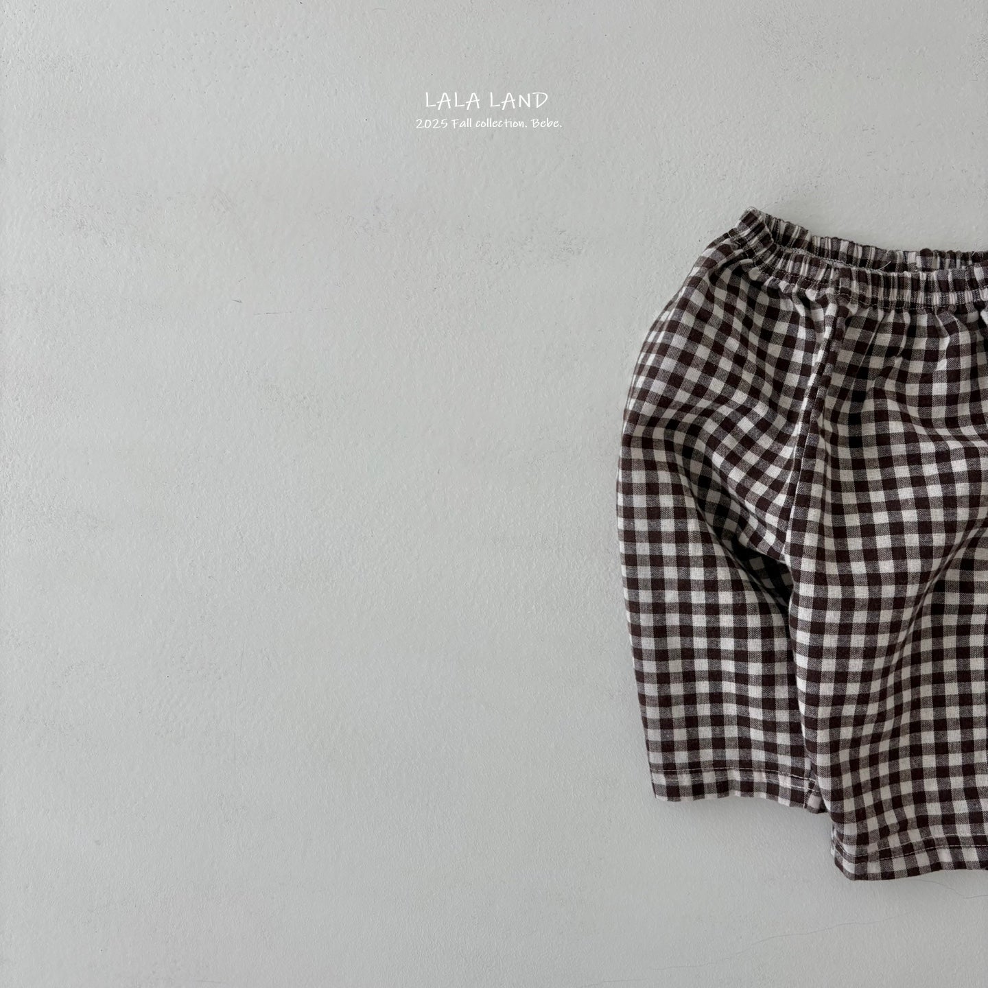 [PRE-ORDER] Check Baby Sausage Pants