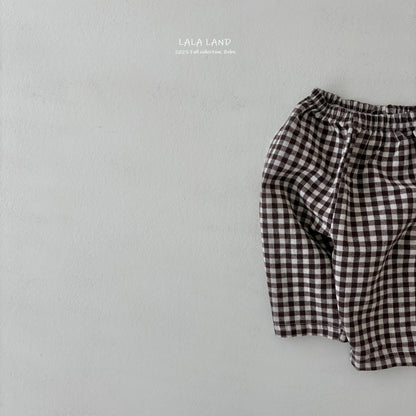 [PRE-ORDER] Check Baby Sausage Pants