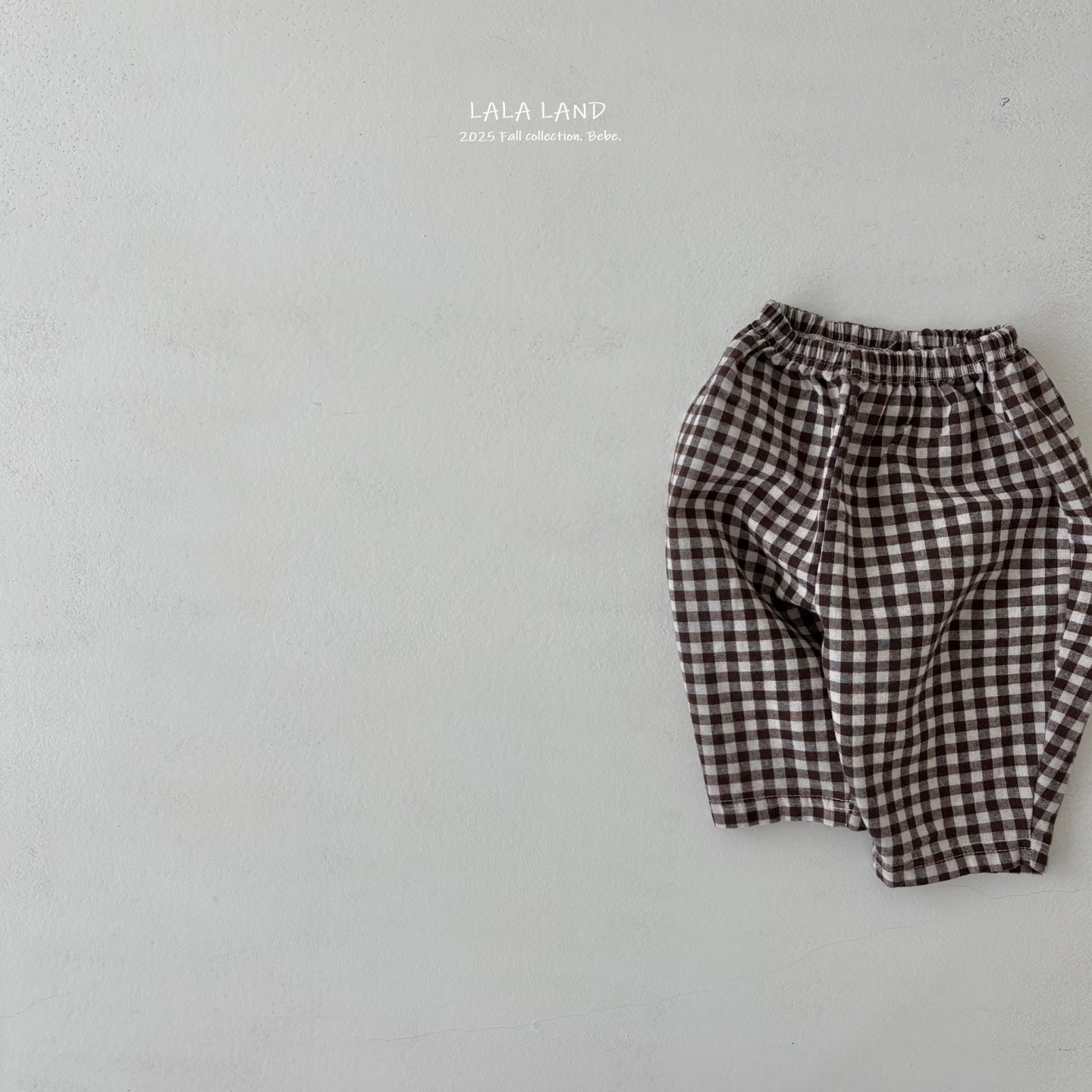 [PRE-ORDER] Check Baby Sausage Pants