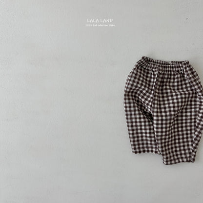 [PRE-ORDER] Check Baby Sausage Pants