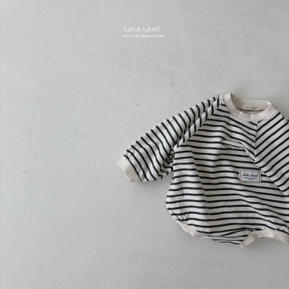 [PRE-ORDER] Stripe Raglan Body Suit
