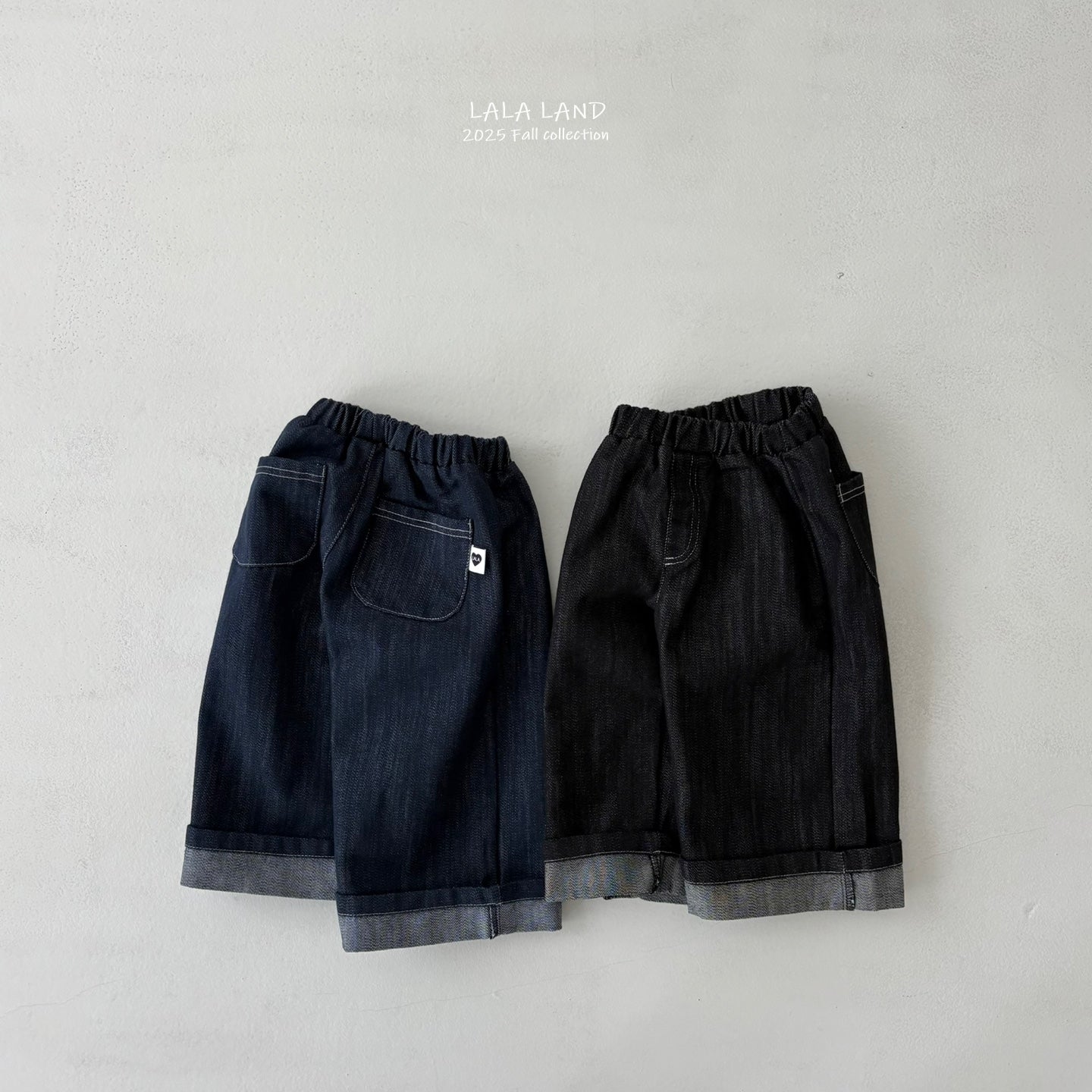 [PRE-ORDER] Roll Up Straight Denim Pants