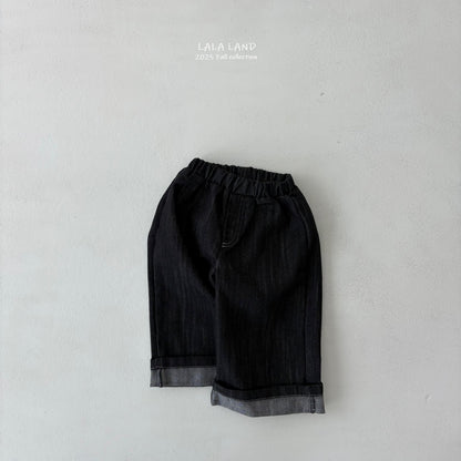 [PRE-ORDER] Roll Up Straight Denim Pants