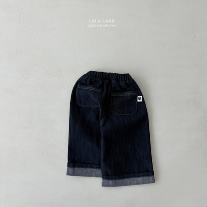 [PRE-ORDER] Roll Up Straight Denim Pants