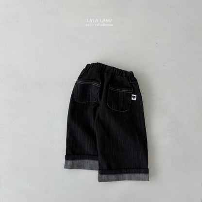 [PRE-ORDER] Roll Up Straight Denim Pants