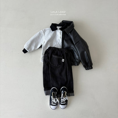 [PRE-ORDER] Faux Leather Jumper