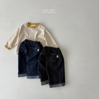 [PRE-ORDER] Roll Up Straight Denim Pants