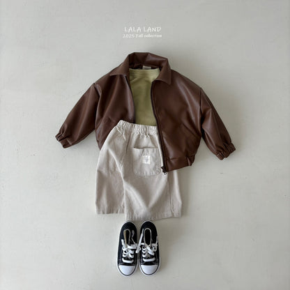 [PRE-ORDER] Faux Leather Jumper