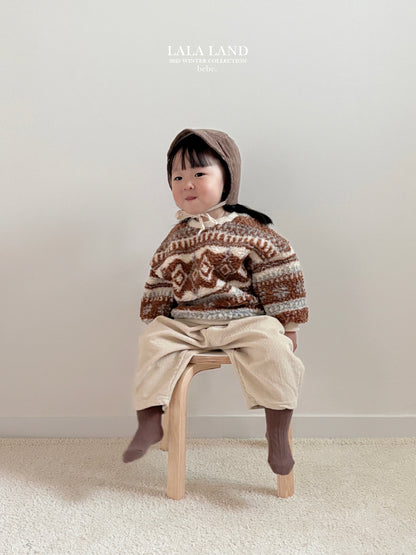 [PRE-ORDER] Sherpa Pattern Baby Sweatshirts