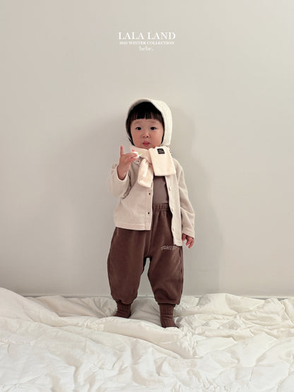 [PRE-ORDER] Peach Binding Baby Cardigan