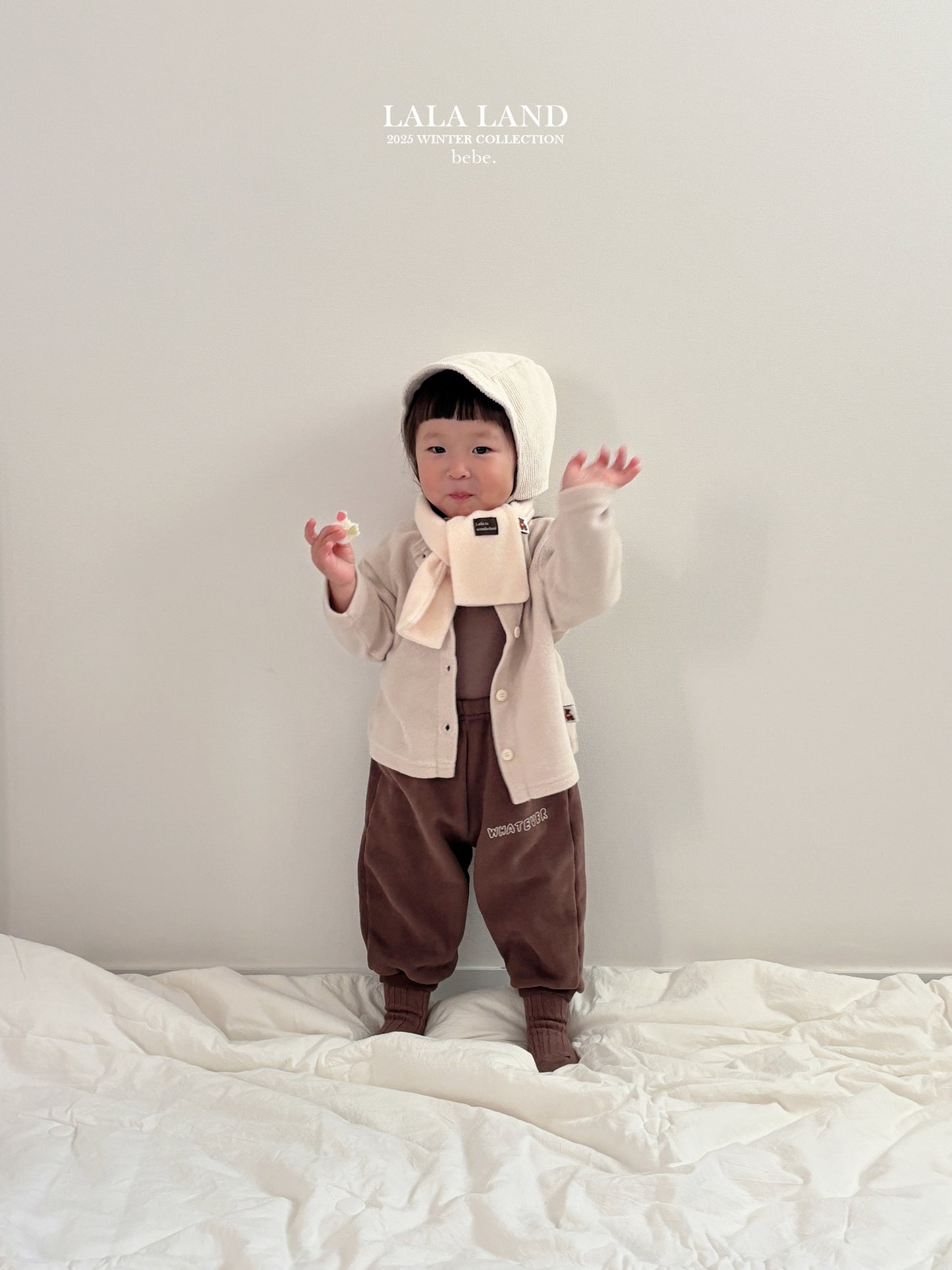 [PRE-ORDER] Peach Binding Baby Cardigan