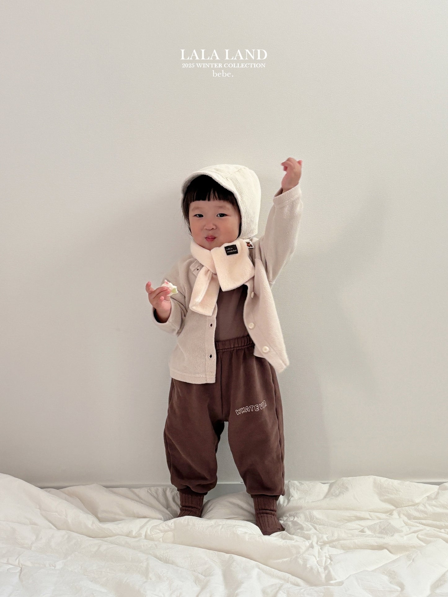 [PRE-ORDER] Peach Binding Baby Cardigan