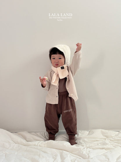 [PRE-ORDER] Peach Binding Baby Cardigan