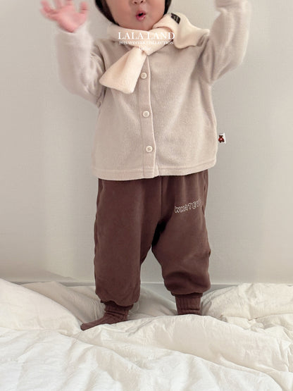 [PRE-ORDER] Peach Binding Baby Cardigan