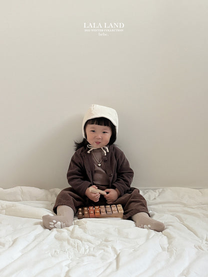 [PRE-ORDER] Peach Binding Baby Cardigan