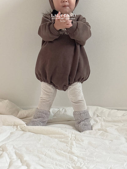 [PRE-ORDER] Mink Ribbed Baby Leggings